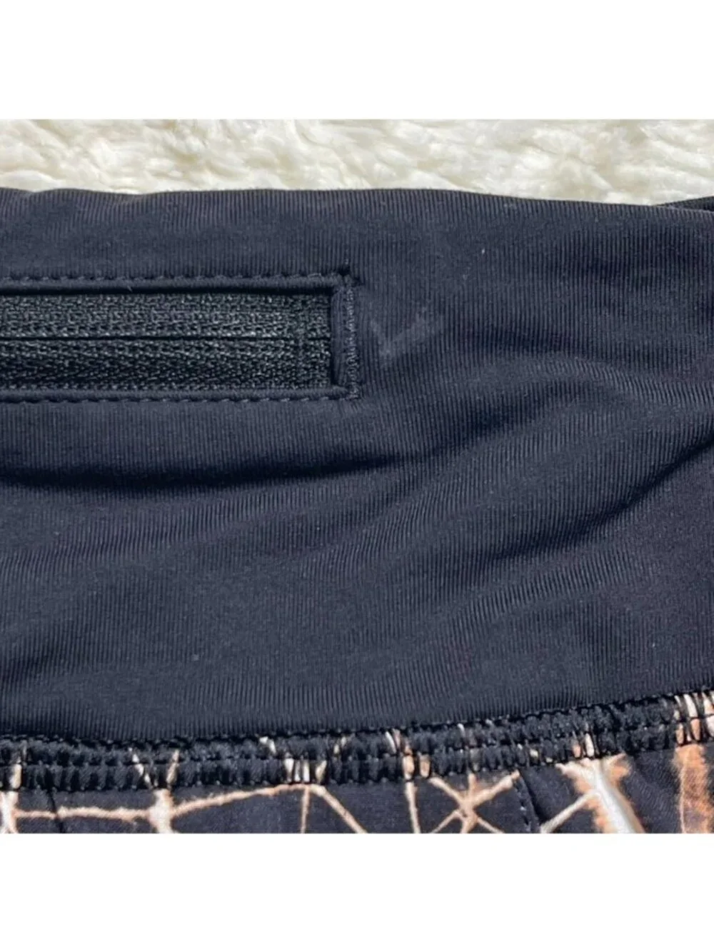 Lululemon Pace Rival Skirt II Sugar Crush Multi Black Tennis Golf Skort Size 6